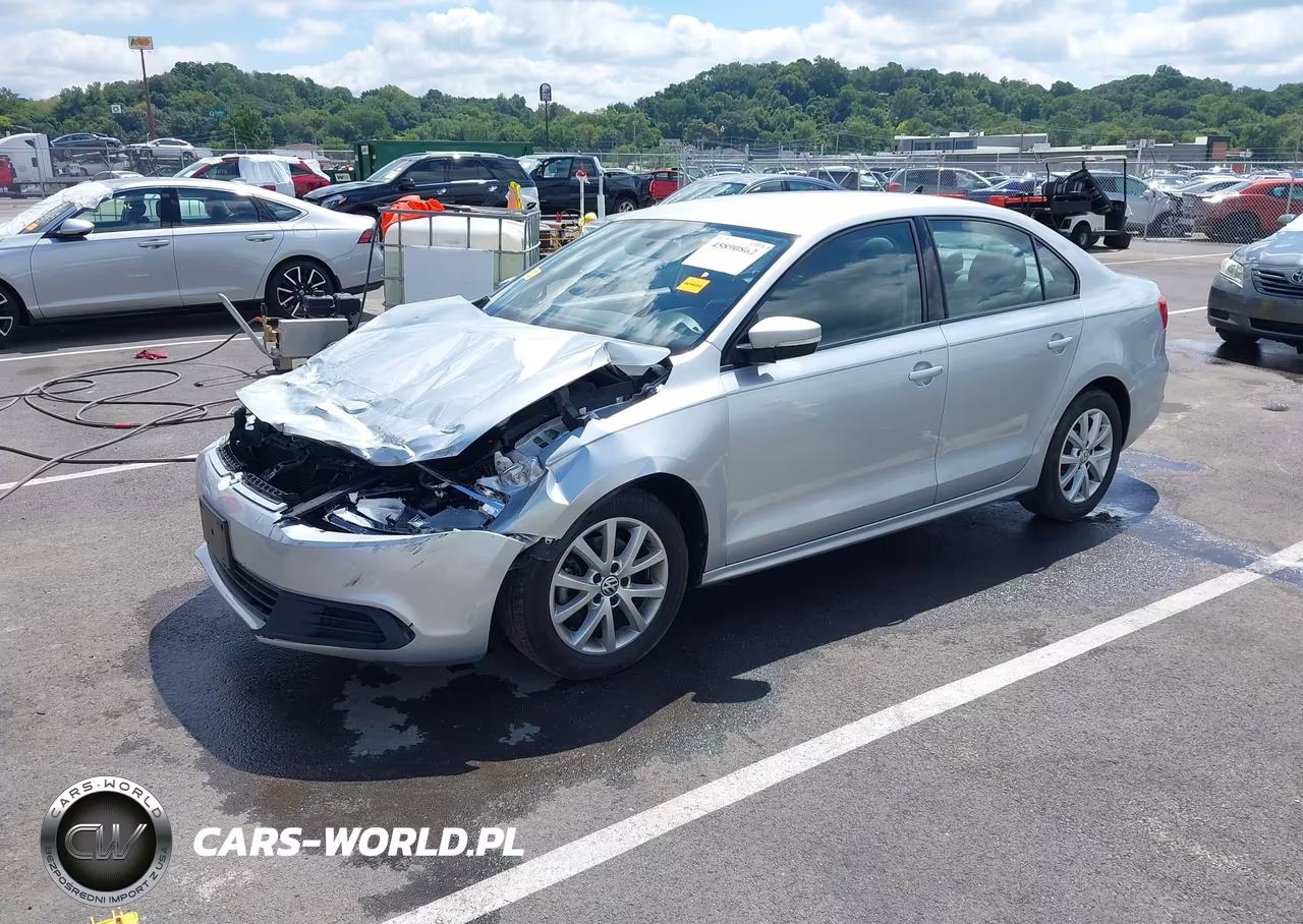 2012 Volkswagen Jetta 2.5L Se VIN:3VWDX7AJ1CM411242 - 2