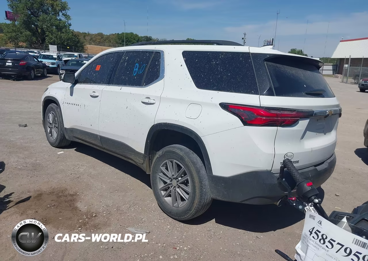 2022 Chevrolet Traverse Fwd Lt Cloth VIN:1GNERGKW0NJ172432 - 3