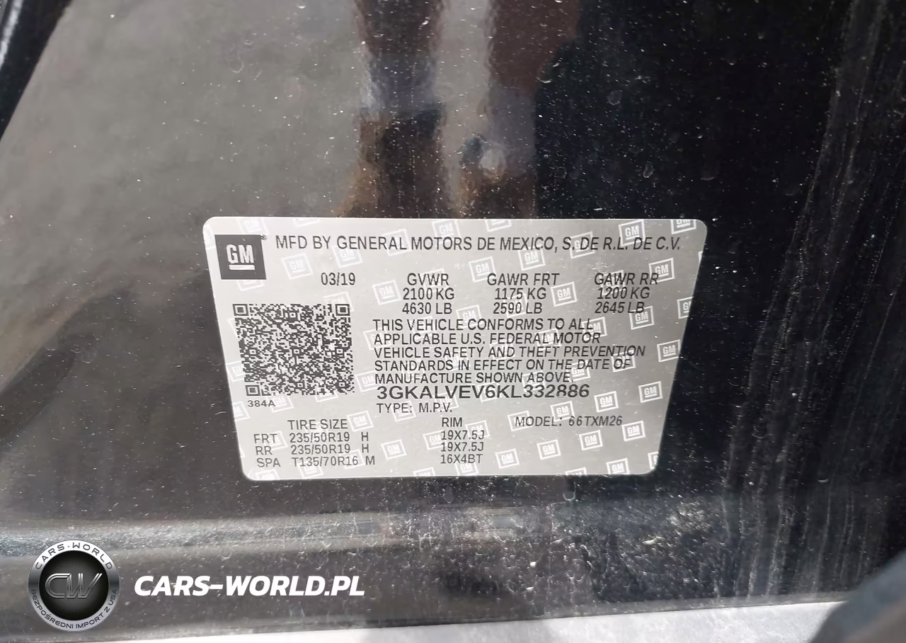 2019 GMC Terrain Slt VIN:3GKALVEV6KL332886 - 9