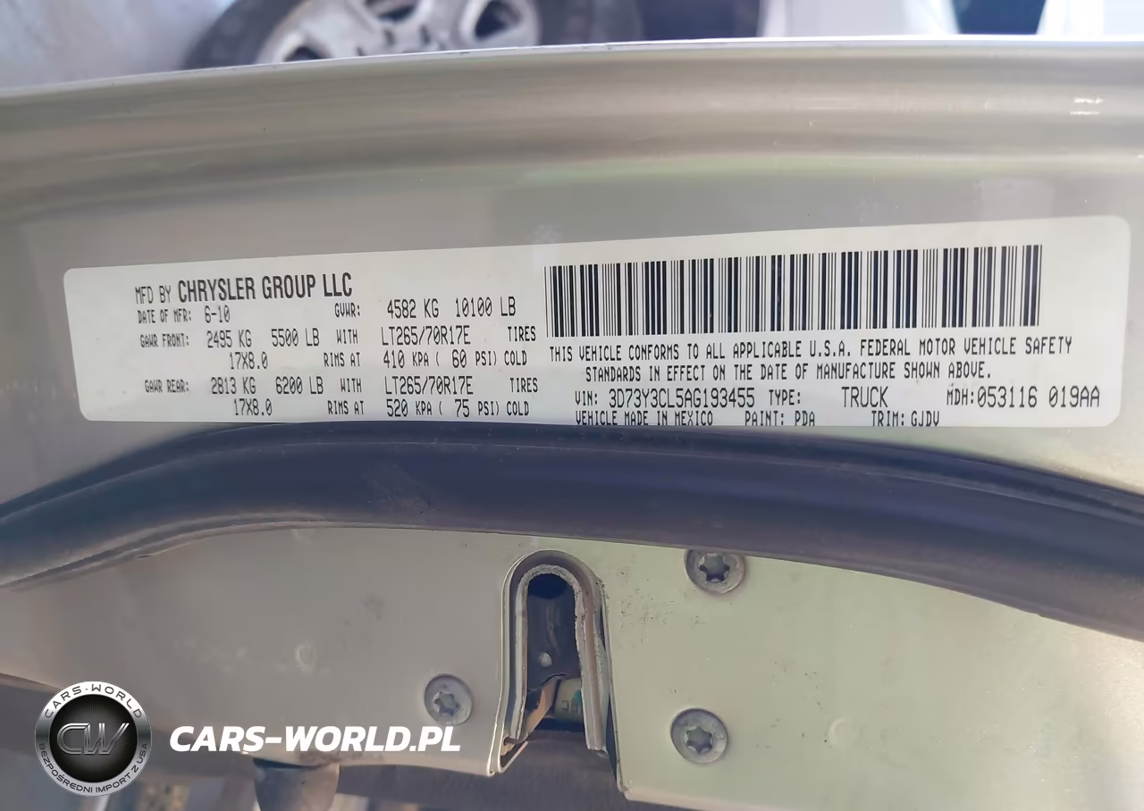 2010 Dodge Ram 3500 Laramie VIN:3D73Y3CL5AG193455 - 9