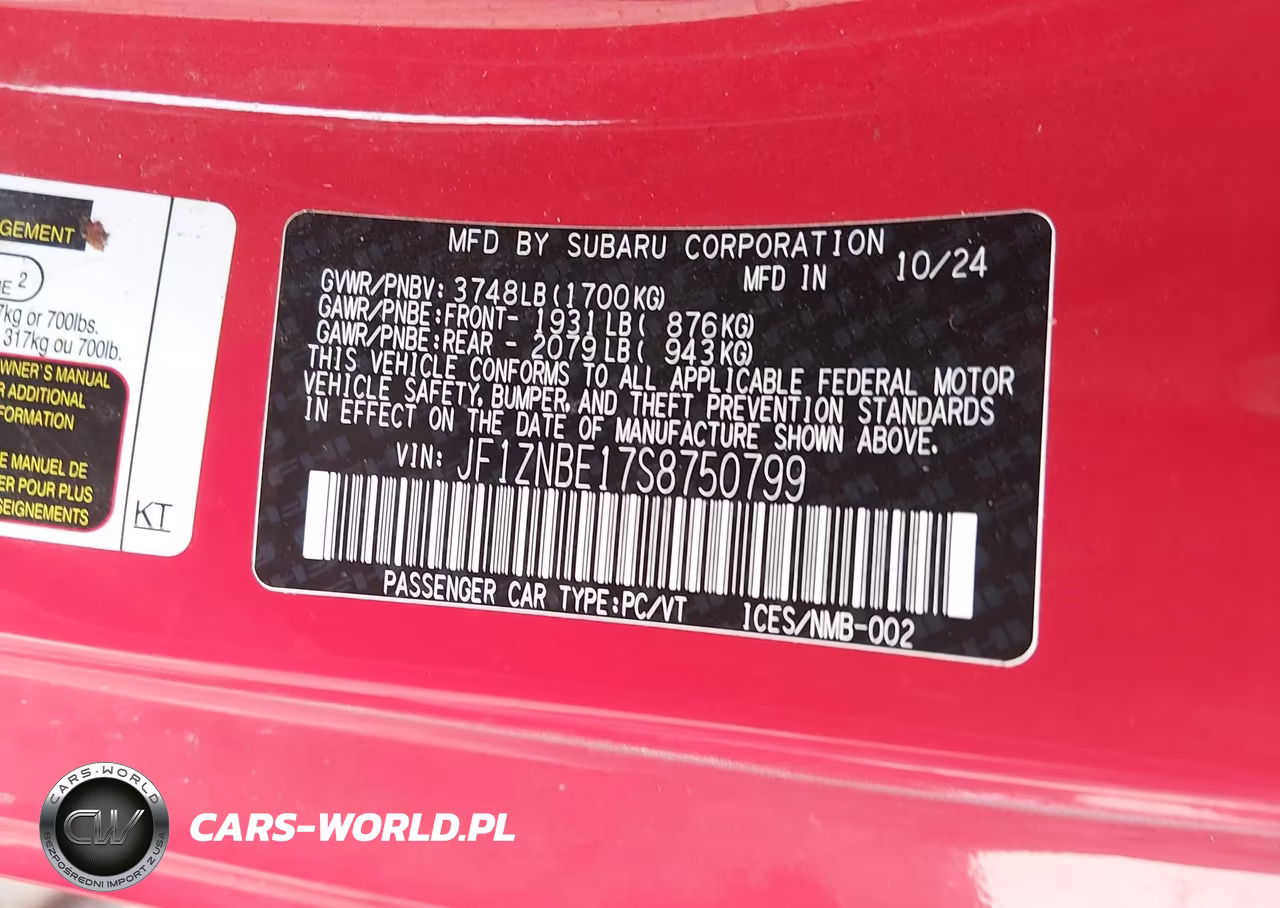 2025 Toyota Gr86 Premium VIN:JF1ZNBE17S8750799 - 9