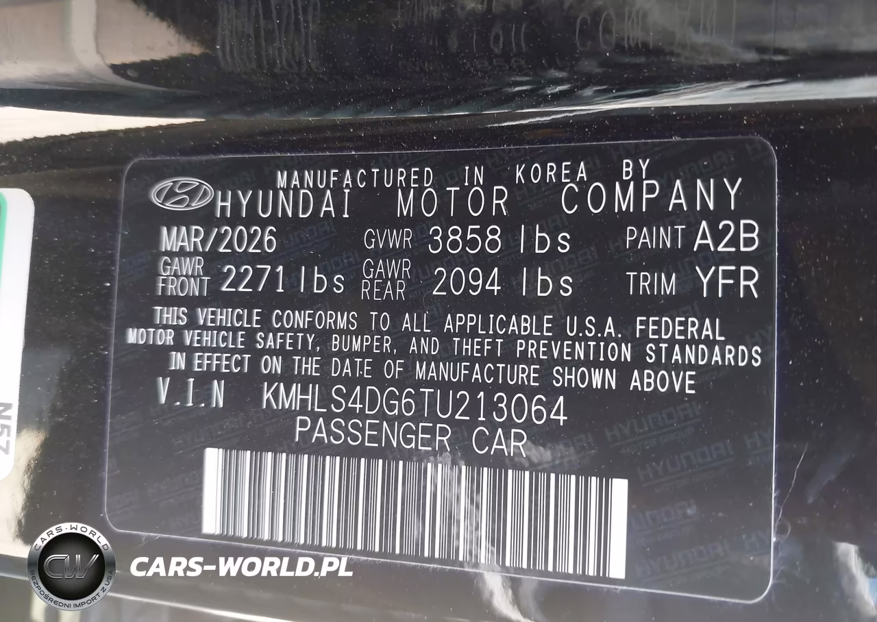 2026 Hyundai Elantra Sel Sport Premium VIN:KMHLS4DG6TU213064 - 9
