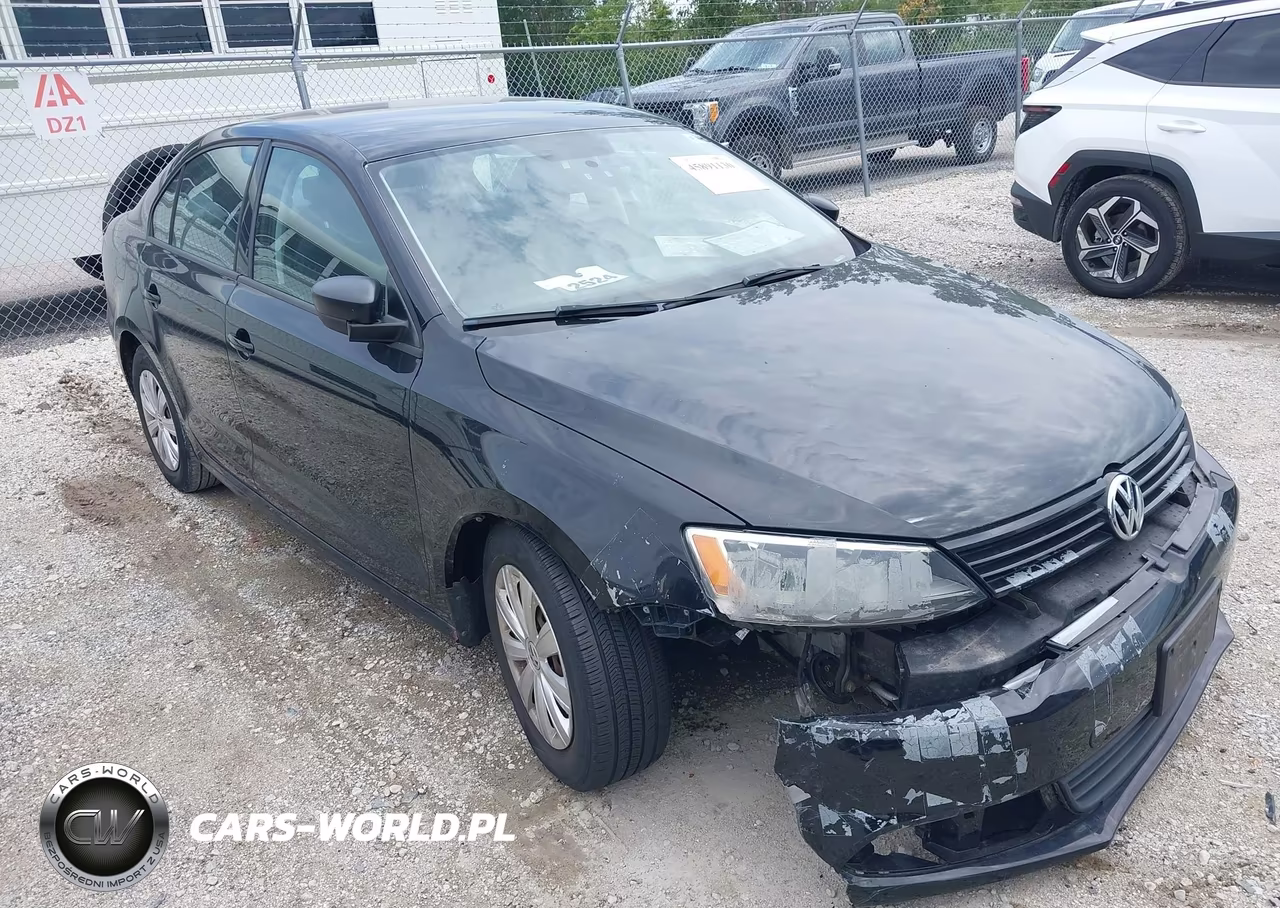 2014 Volkswagen Jetta 2.0L S VIN:3VW2K7AJ9EM333107 - 1