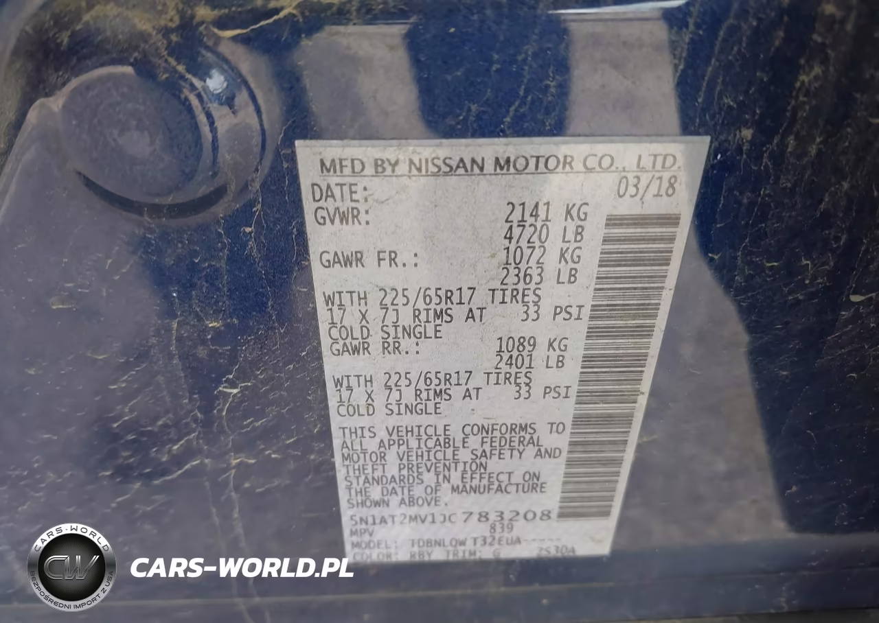 2018 Nissan Rogue Sv VIN:5N1AT2MV1JC783208 - 9