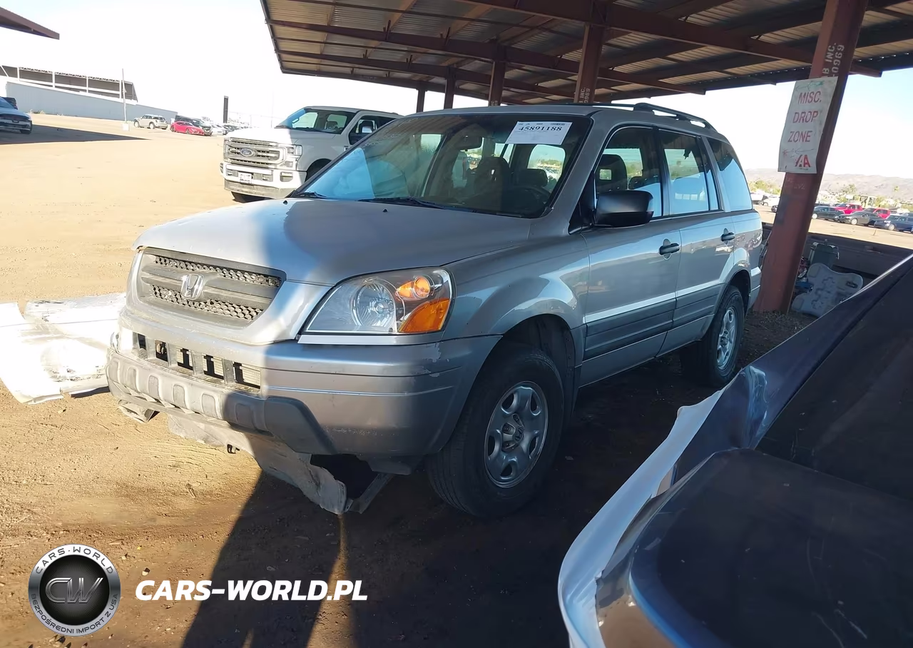 2004 Honda Pilot Lx VIN:2HKYF18114H535321 - 2