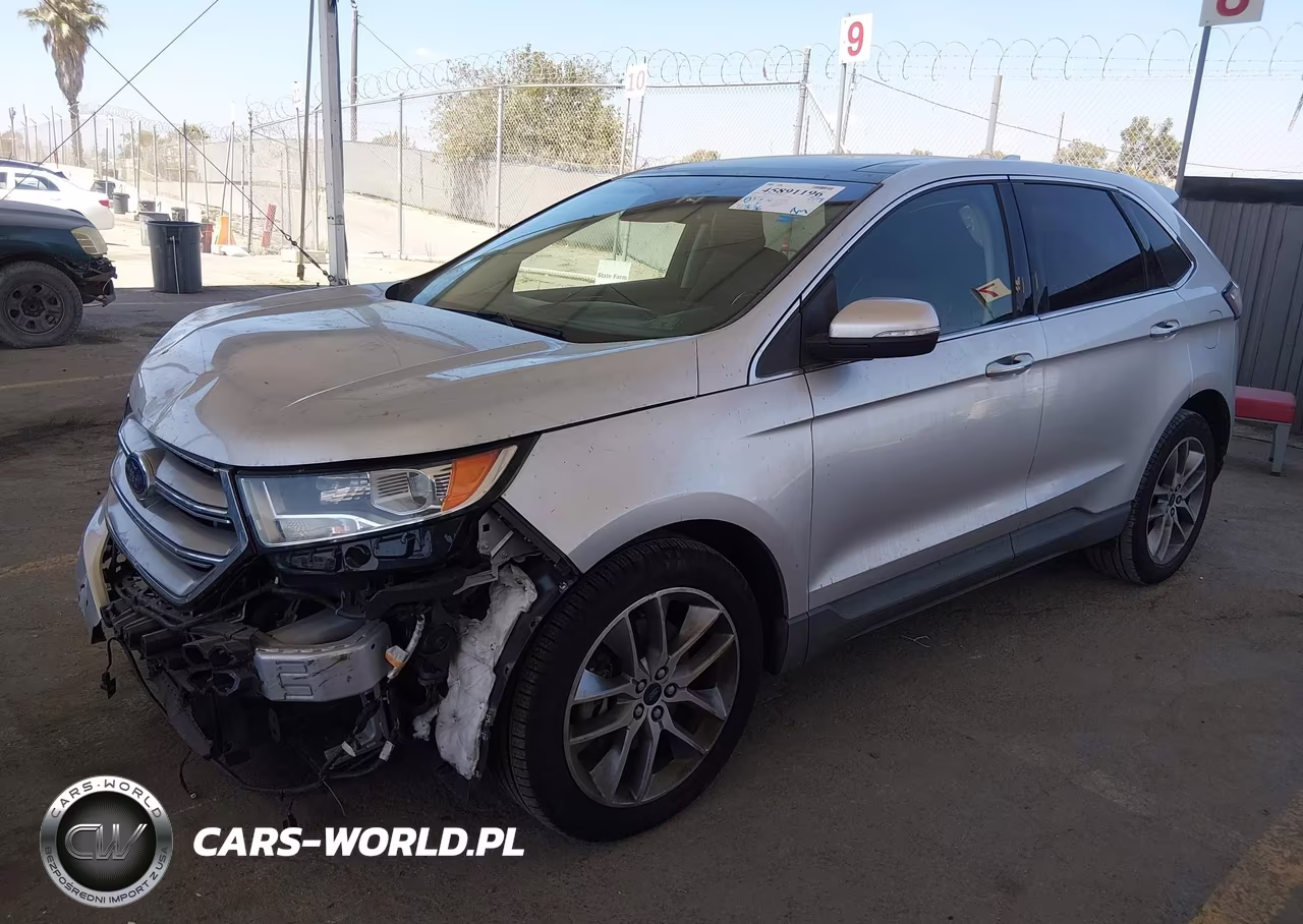 2015 Ford Edge Titanium VIN:2FMPK4K89FBC14992 - 2