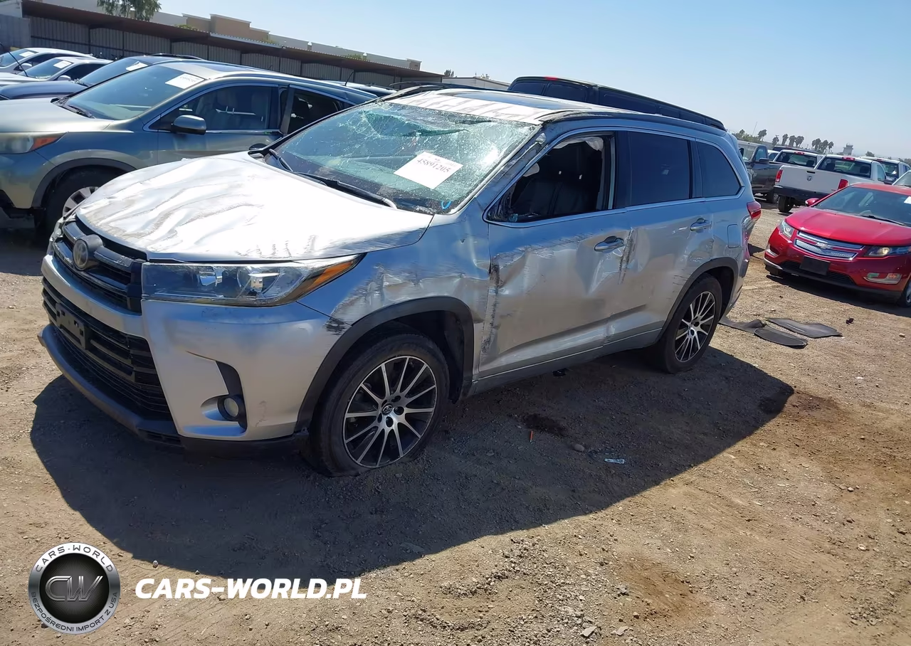 2018 Toyota Highlander Se VIN:5TDKZRFH9JS547816 - 2