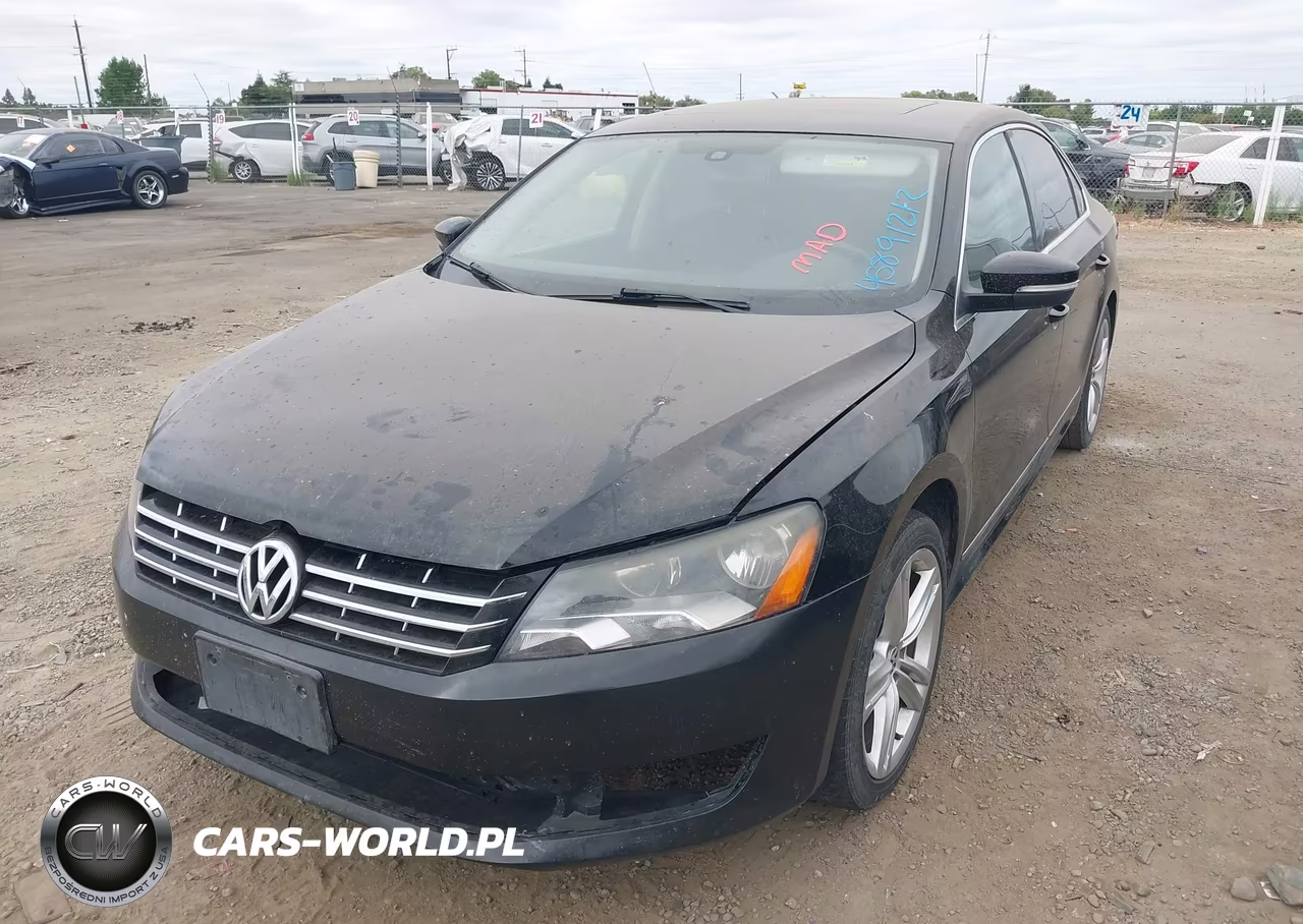 2014 Volkswagen Passat 2.0L Tdi Se VIN:1VWBN7A39EC079537 - 2