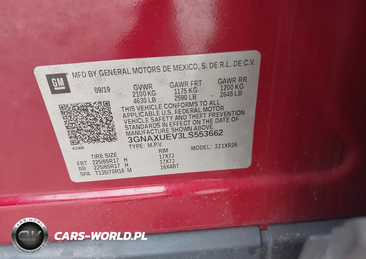 2020 Chevrolet Equinox Awd Lt 1.5L Turbo VIN:3GNAXUEV3LS553662 - 9