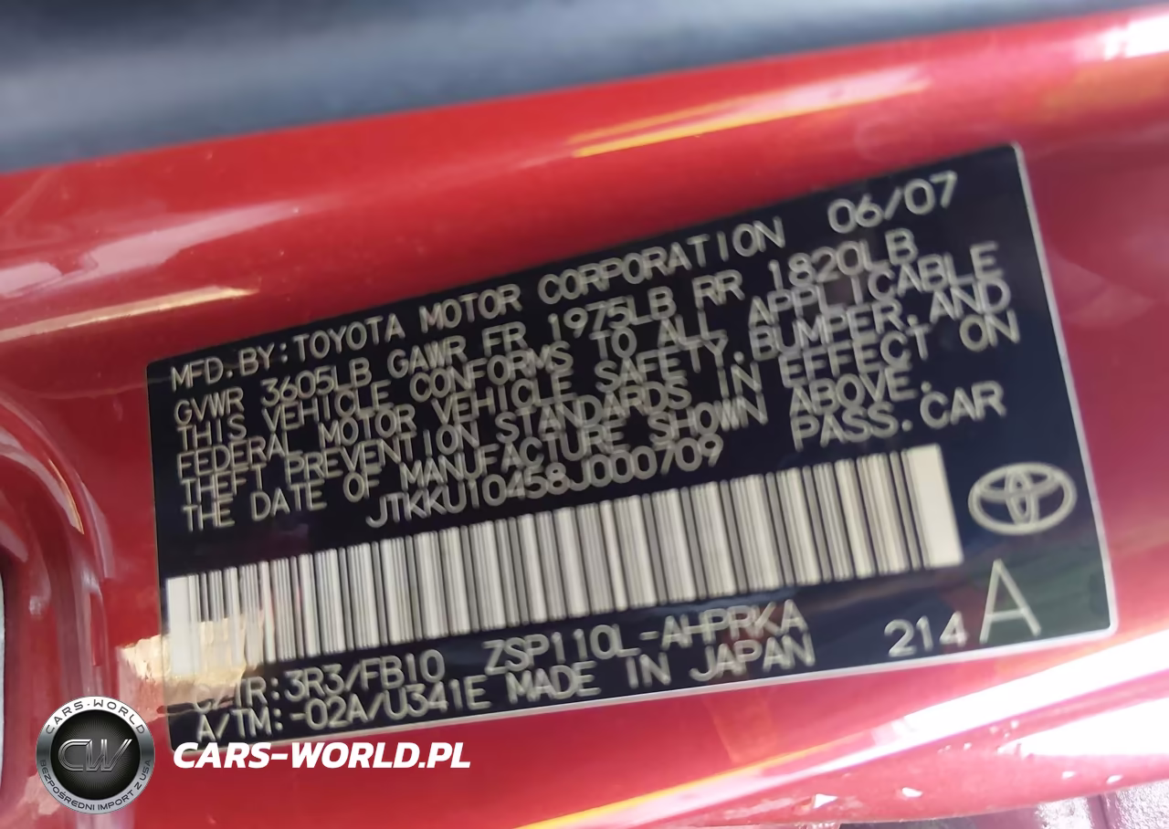 2008 Scion Xd VIN:JTKKU10458J000709 - 9