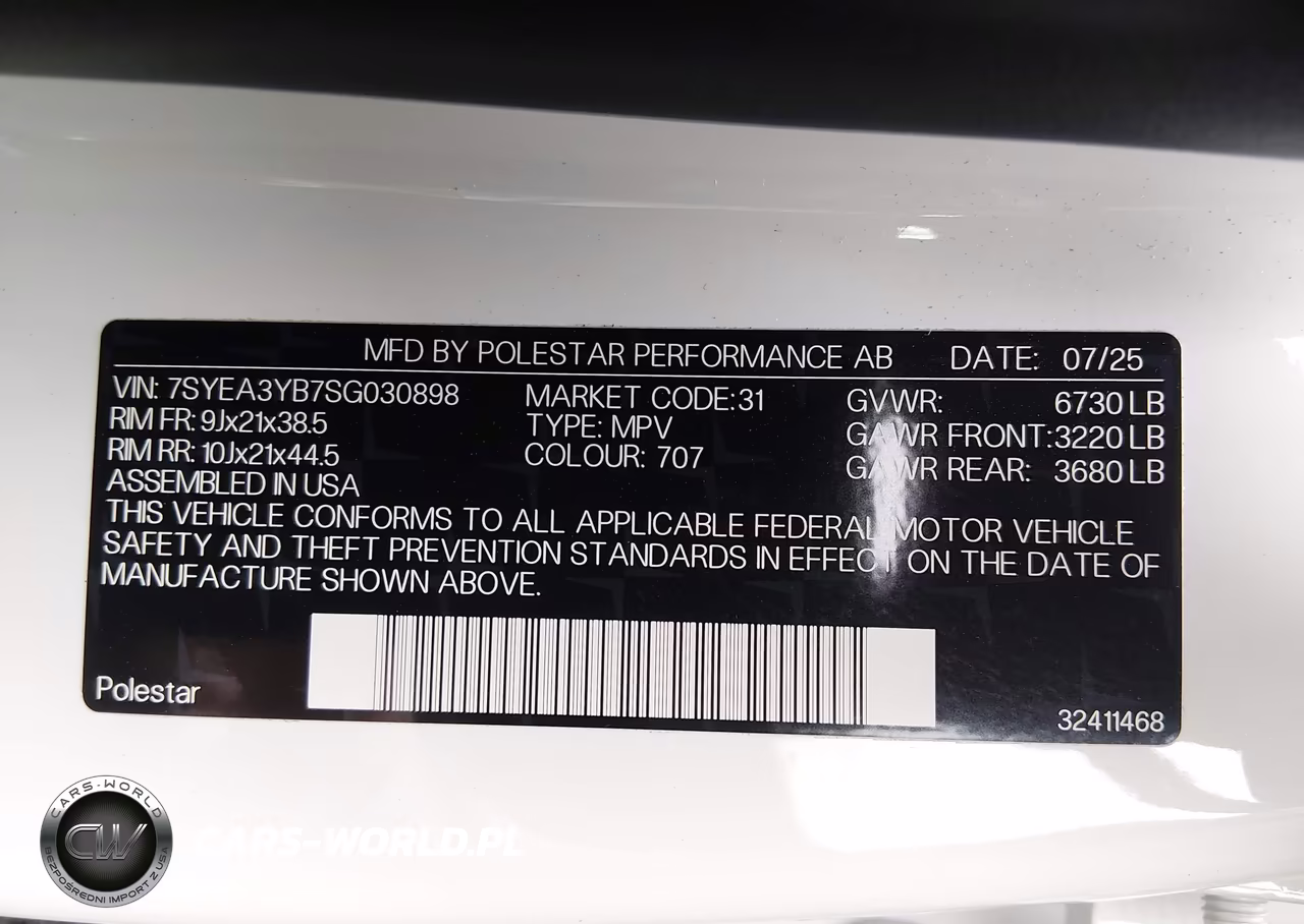 2025 Polestar 3 Long Range Dual Motor-Long Range Dual Motor Launch Edition VIN:7SYEA3YB7SG030898 - 9