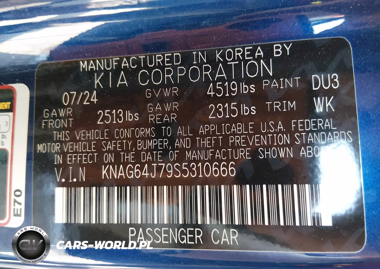 2025 Kia K5 Gt-Line VIN:KNAG64J79S5310666 - 9
