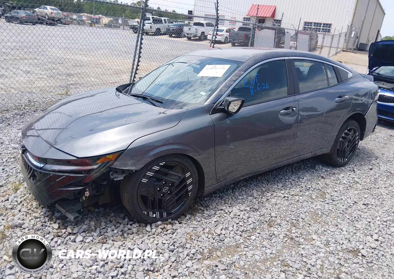 2026 Nissan Sentra Sr VIN:3N1AB9DV0TY298507 - 2
