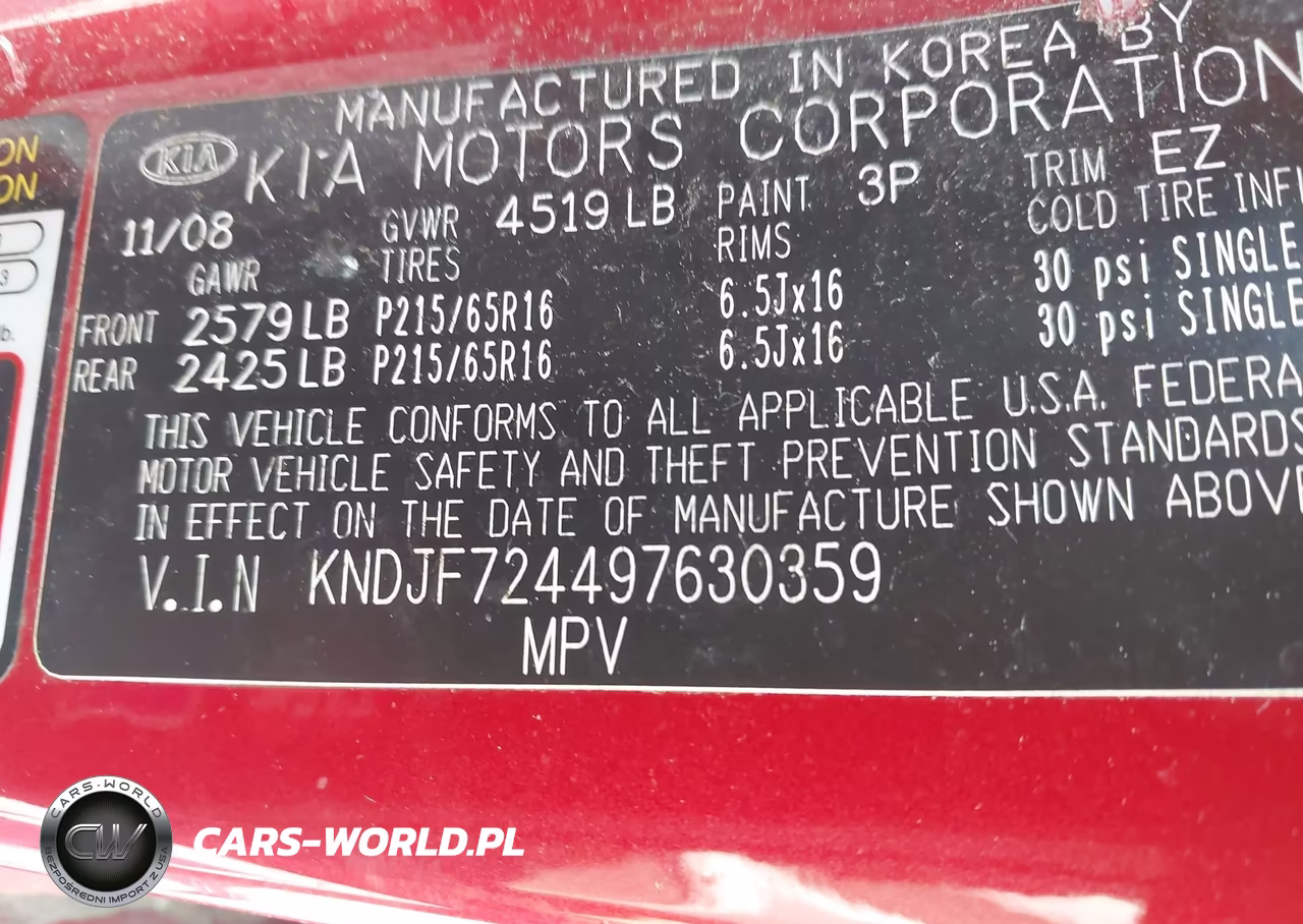 2009 Kia Sportage Lx VIN:KNDJF724497630359 - 9