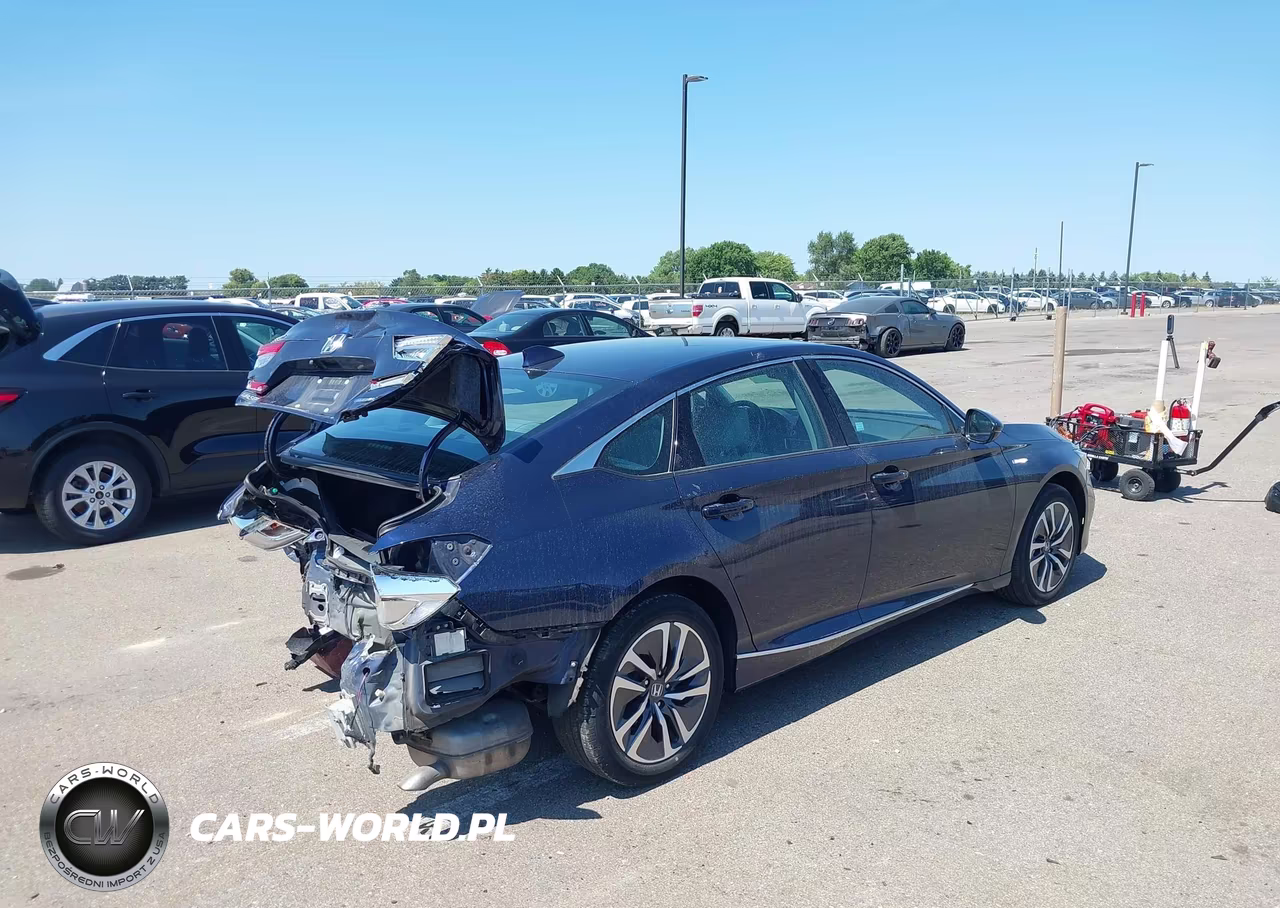 2018 Honda Accord Hybrid Ex-L VIN:1HGCV3F58JA016432 - 4