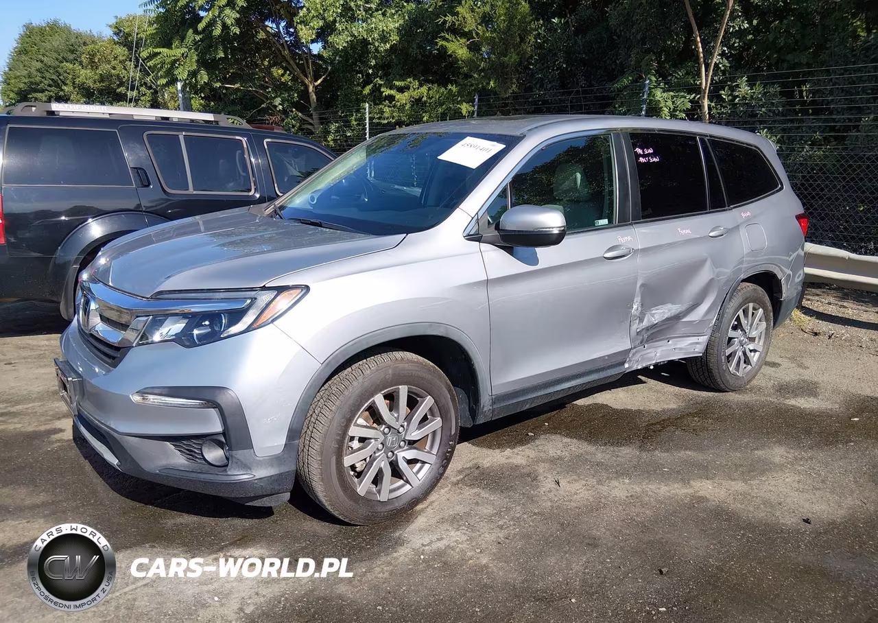 2021 Honda Pilot 2Wd Ex-L VIN:5FNYF5H52MB041607 - 2