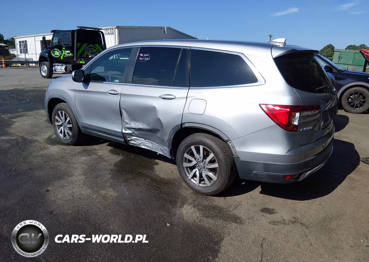 2021 Honda Pilot 2Wd Ex-L VIN:5FNYF5H52MB041607 - 3