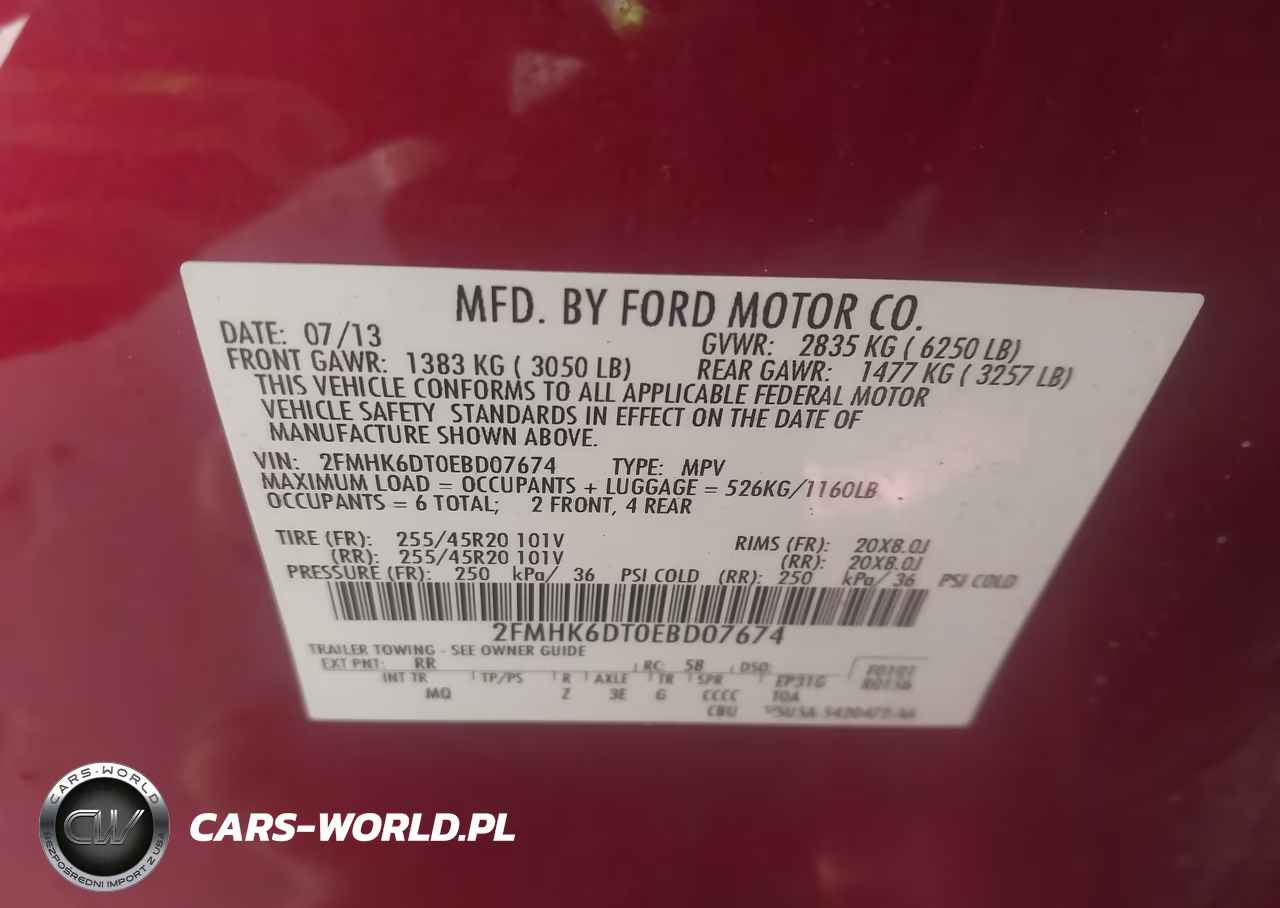 2014 Ford Flex Limited VIN:2FMHK6DT0EBD07674 - 9