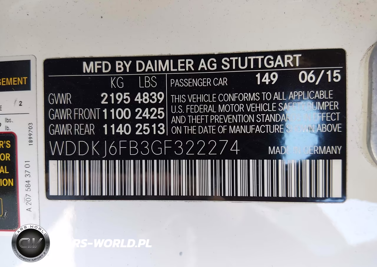2016 Mercedes-Benz E 400 VIN:WDDKJ6FB3GF322274 - 9