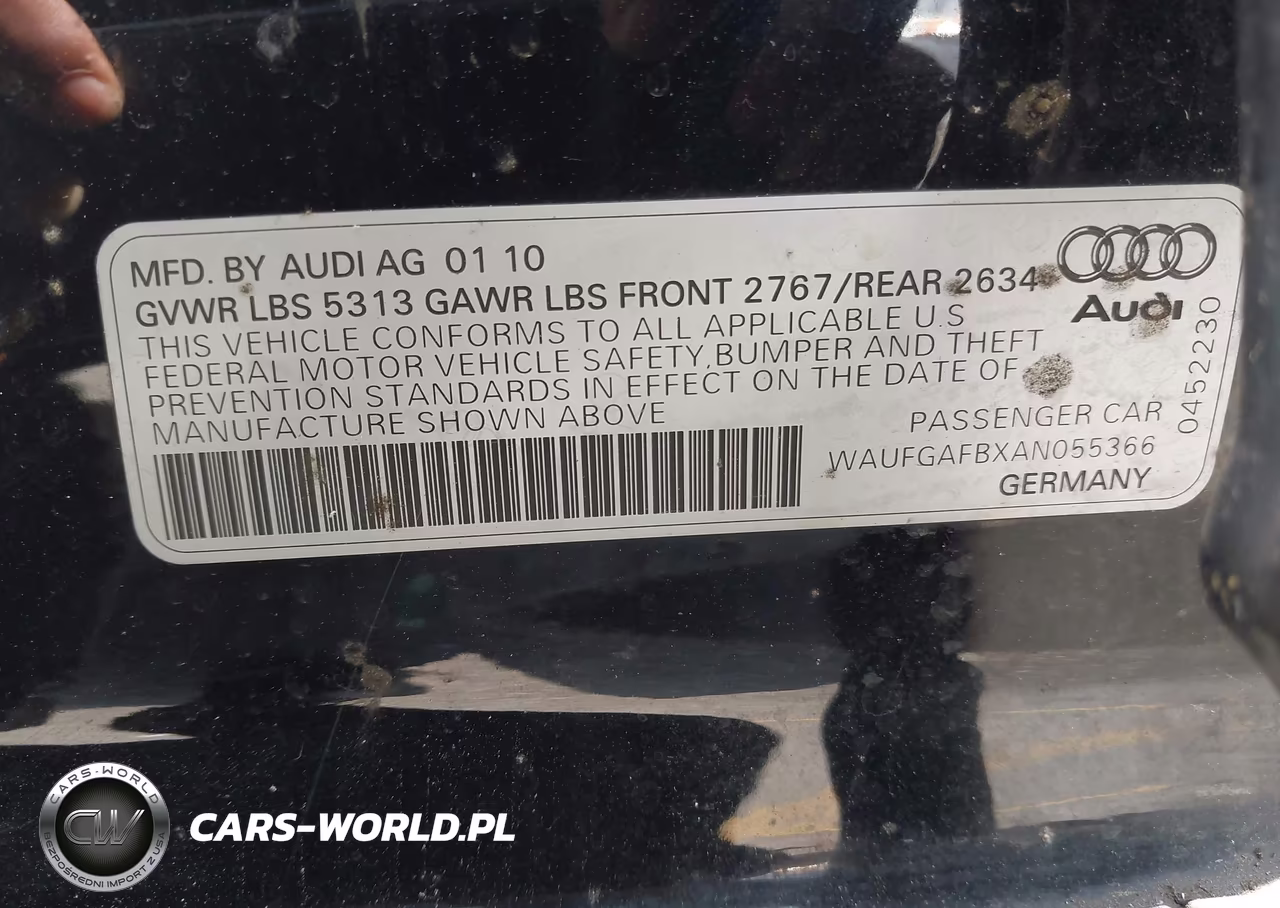 2010 Audi A6 3.0 Premium VIN:WAUFGAFBXAN055366 - 9