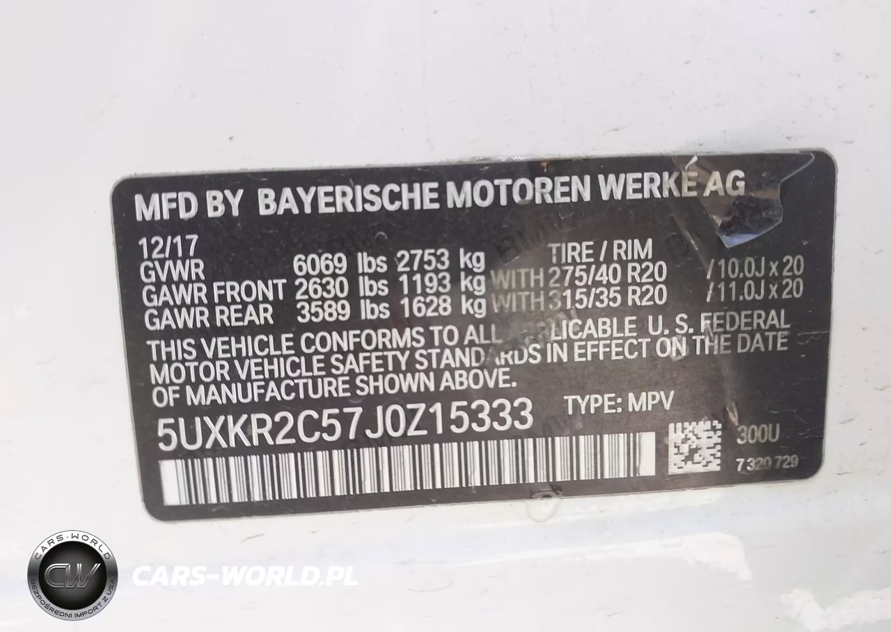 2018 BMW X5 Sdrive35I VIN:5UXKR2C57J0Z15333 - 9