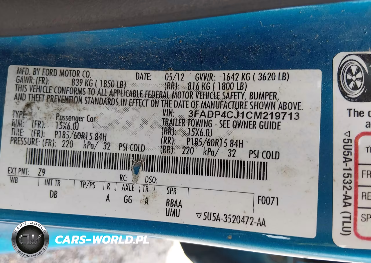 2012 Ford Fiesta Sel VIN:3FADP4CJ1CM219713 - 9