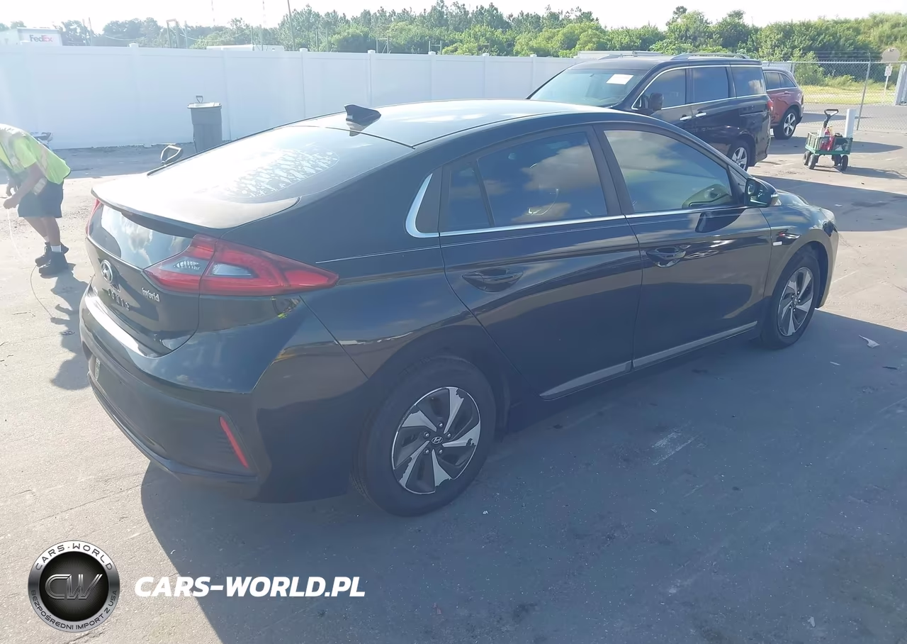 2017 Hyundai Ioniq Hybrid Sel VIN:KMHC75LC8HU041391 - 4