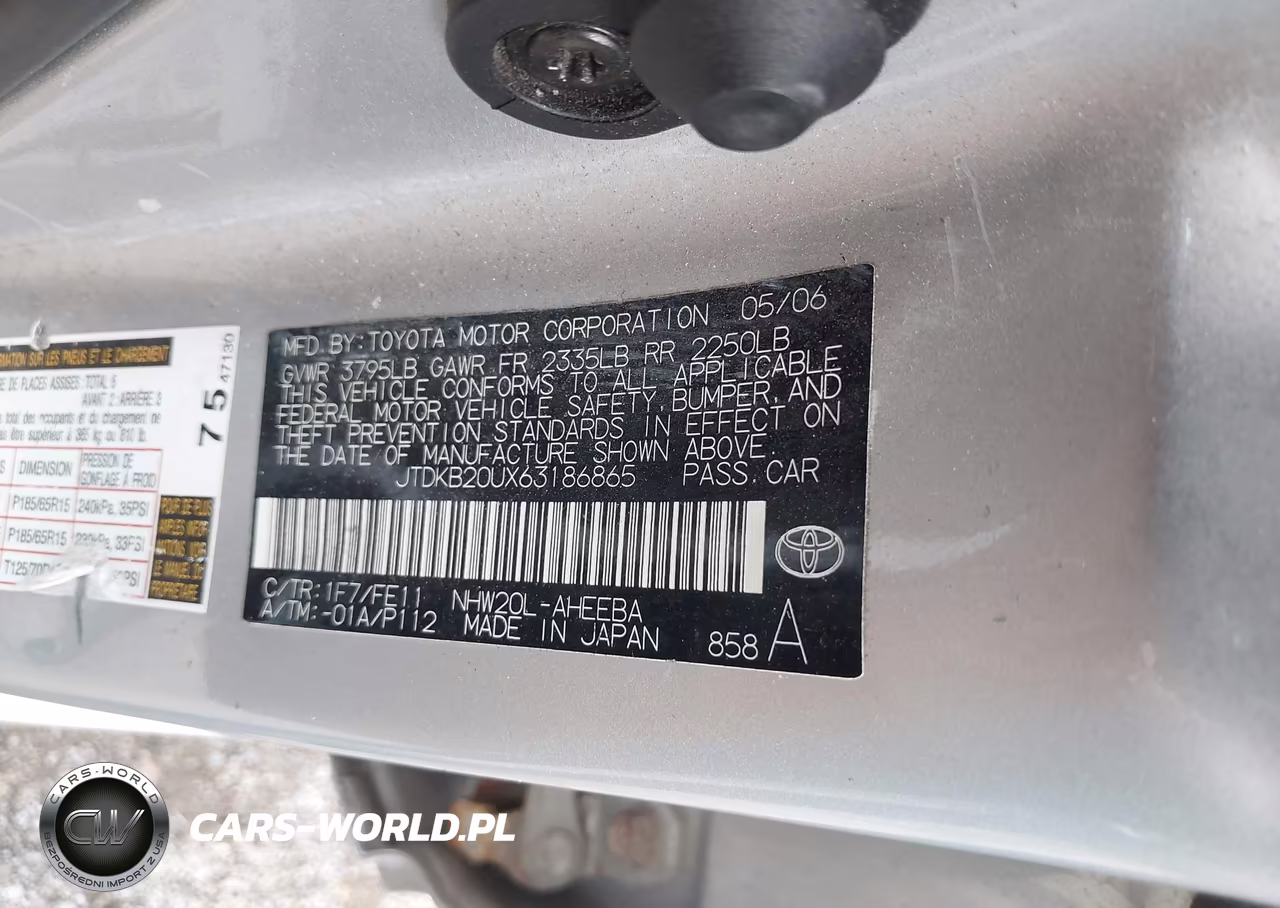 2006 Toyota Prius VIN:JTDKB20UX63186865 - 9