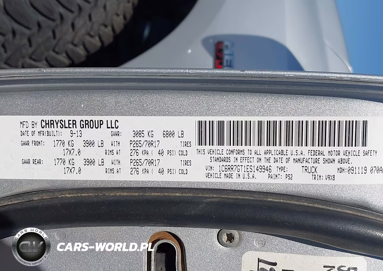 2014 Ram 1500 Slt VIN:1C6RR7GT1ES149946 - 9