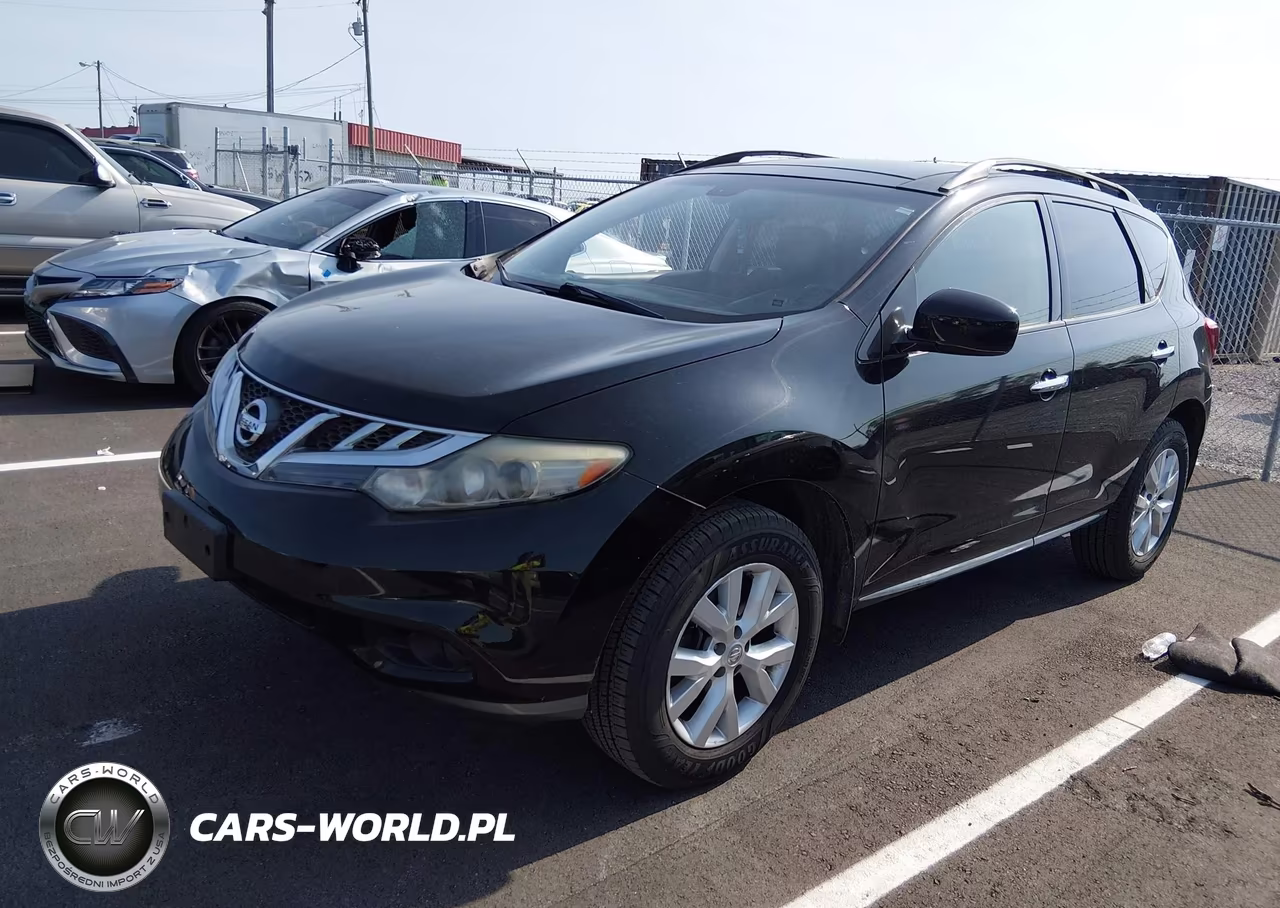 2014 Nissan Murano Sl VIN:JN8AZ1MU5EW405731 - 2