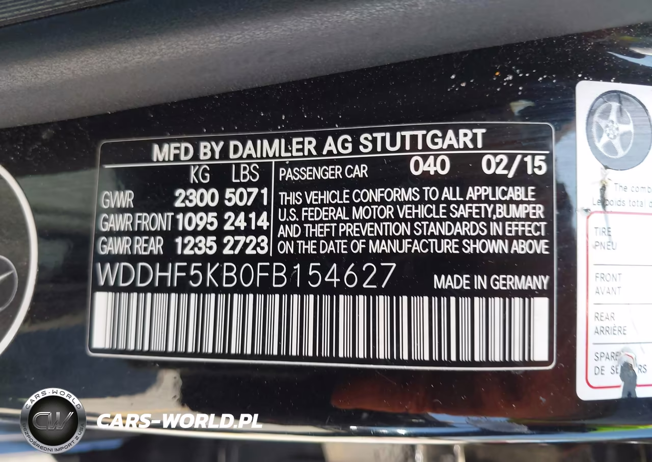 2015 Mercedes-Benz E 350 VIN:WDDHF5KB0FB154627 - 9