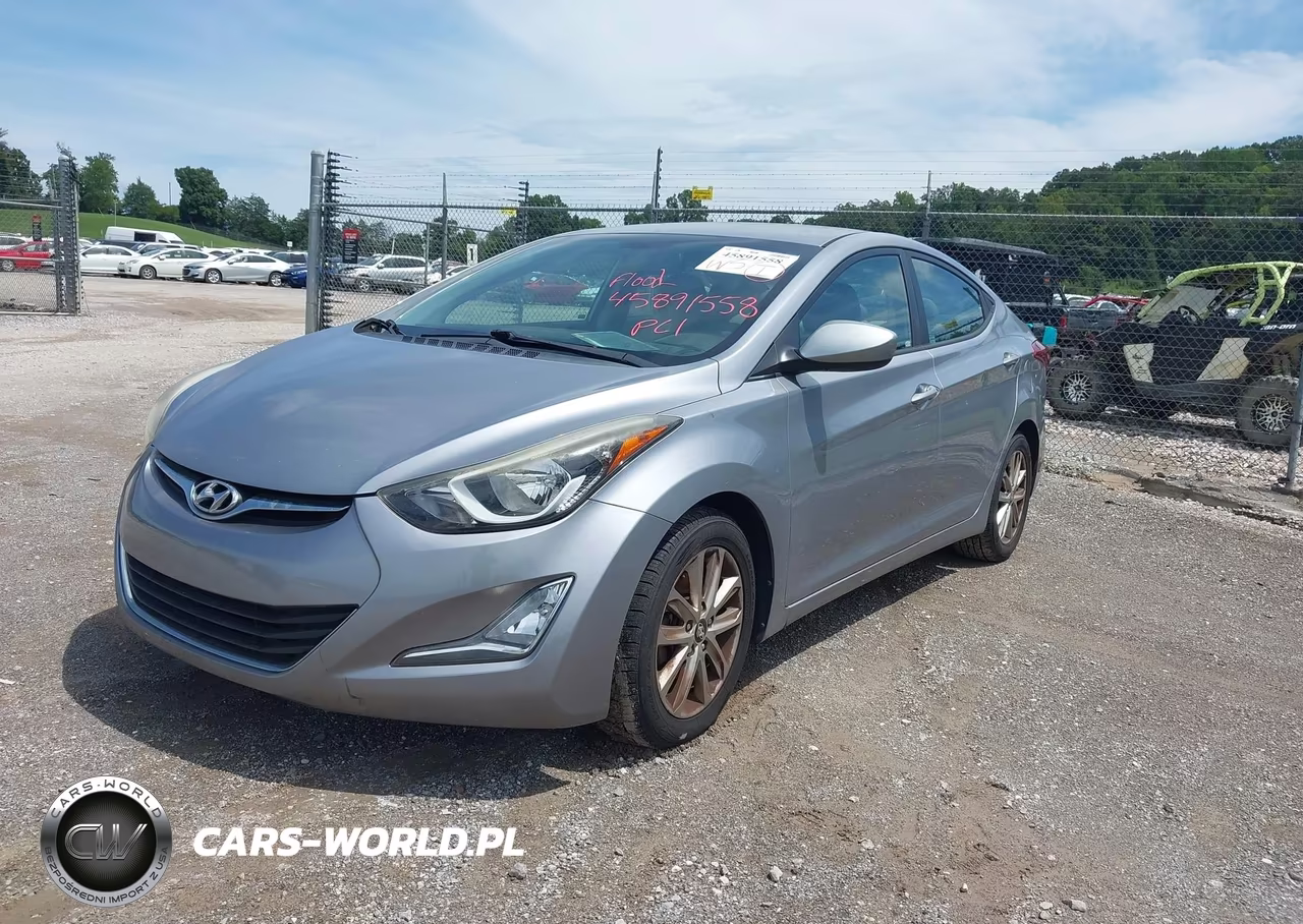 2016 Hyundai Elantra Se VIN:5NPDH4AE7GH680326 - 2