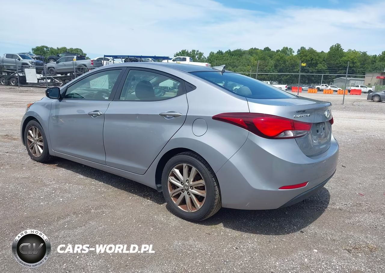 2016 Hyundai Elantra Se VIN:5NPDH4AE7GH680326 - 3
