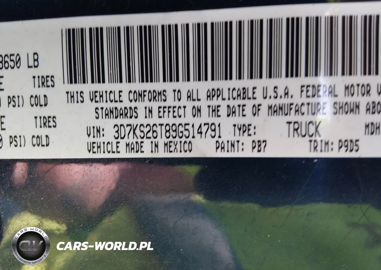 2009 Dodge Ram 2500 Slt VIN:3D7KS26T89G514791 - 9