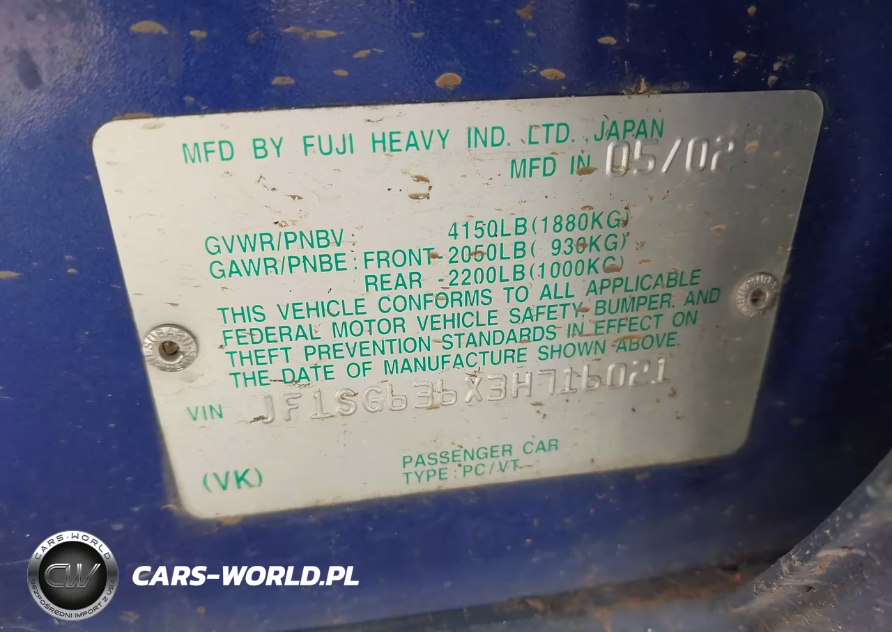 2003 Subaru Forester X VIN:JF1SG636X3H716021 - 9