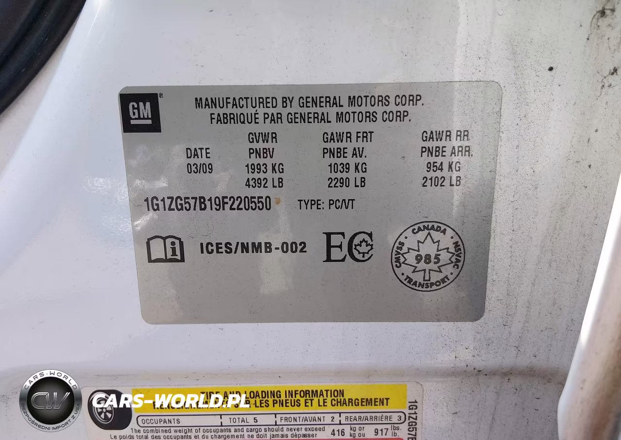 2009 Chevrolet Malibu Ls VIN:1G1ZG57B19F220550 - 9