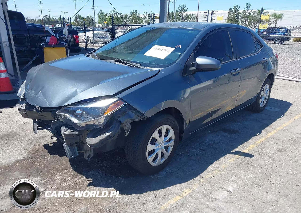 2016 Toyota Corolla L VIN:5YFBURHE1GP528518 - 2