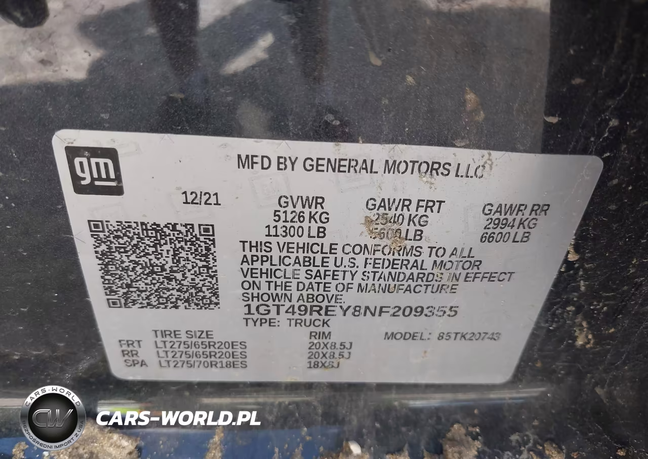 2022 GMC Sierra 2500Hd 4Wd Standard Bed Denali VIN:1GT49REY8NF209355 - 9