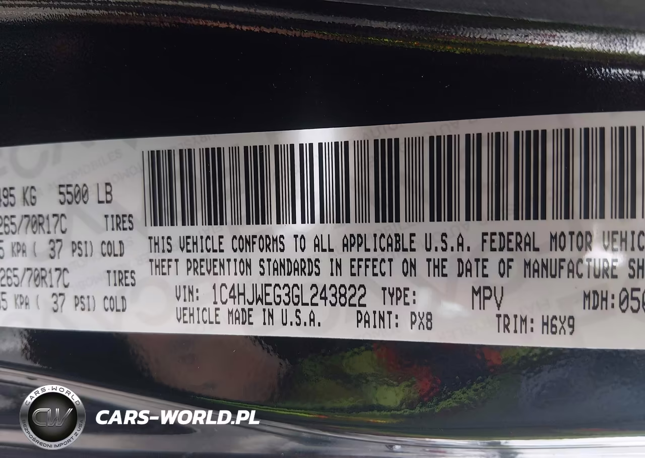 2016 Jeep Wrangler Unlimited Backcountry VIN:1C4HJWEG3GL243822 - 9