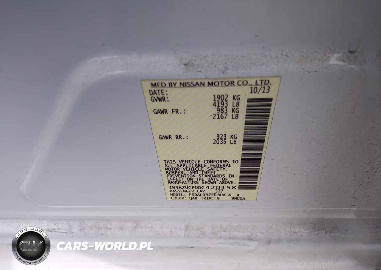 2013 Nissan Leaf Sv VIN:1N4AZ0CP0DC420158 - 9