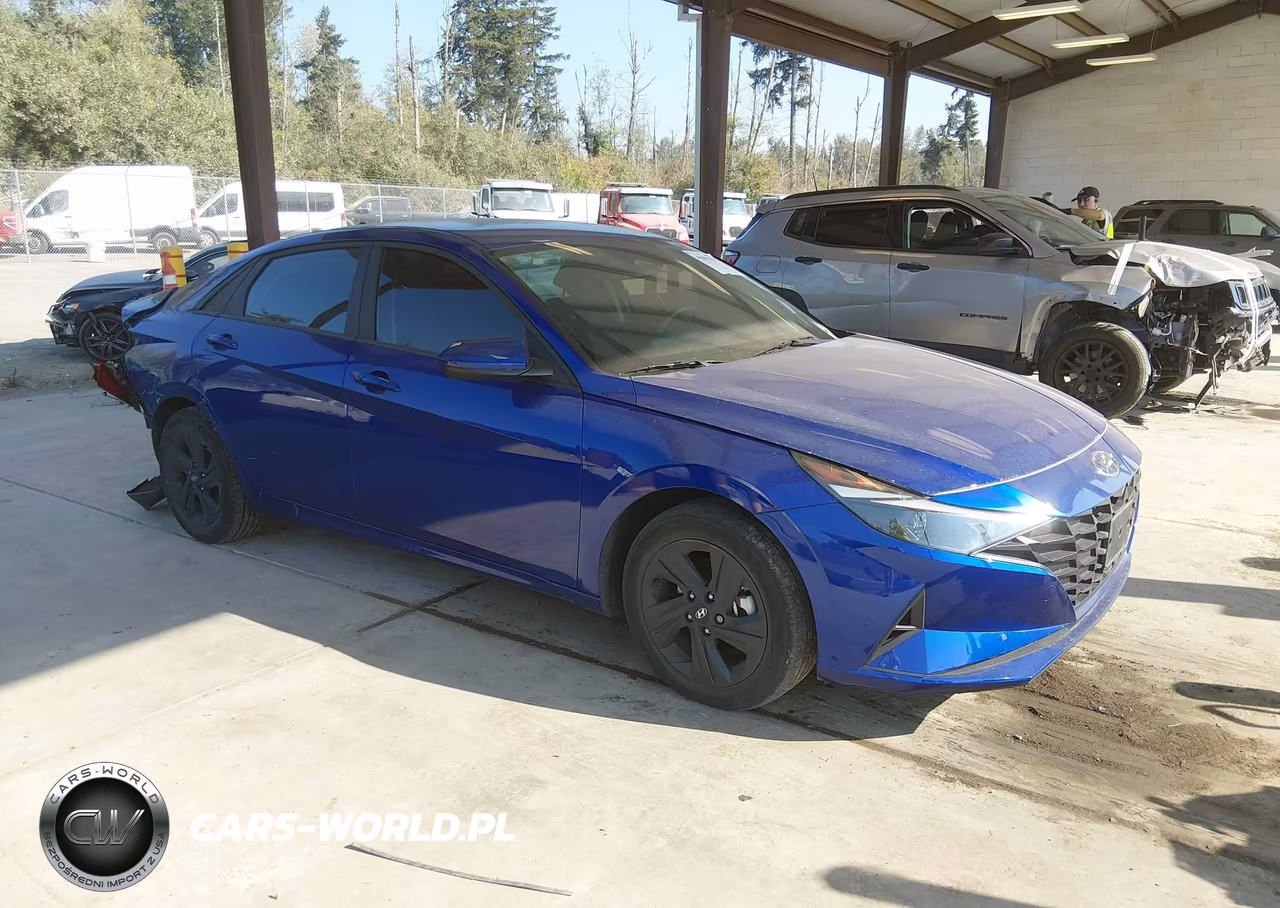 2023 Hyundai Elantra Hybrid Blue