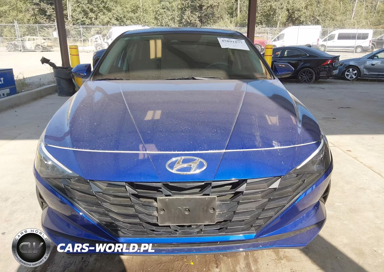 2023 Hyundai Elantra Hybrid Blue VIN:KMHLM4AJ7PU070982 - 13