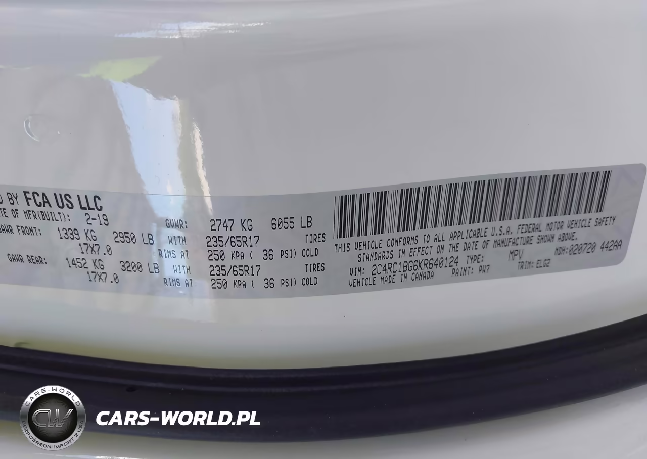 2019 Chrysler Pacifica Touring L VIN:2C4RC1BG6KR640124 - 9