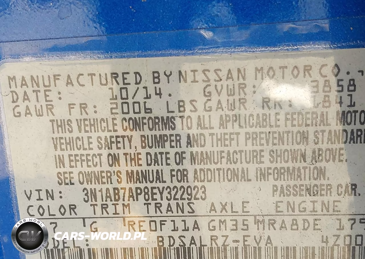 2014 Nissan Sentra Sr VIN:3N1AB7AP8EY322923 - 9
