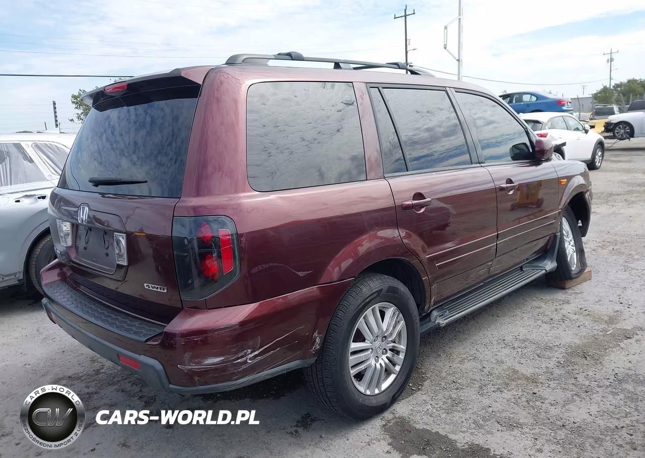 2007 Honda Pilot Ex-L VIN:5FNYF18557B004418 - 4