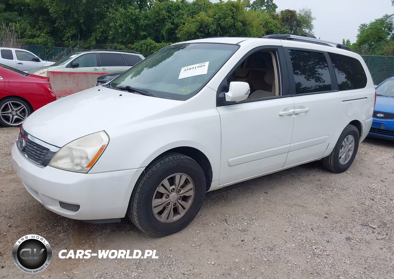 2012 Kia Sedona Lx VIN:KNDMG4C77C6454941 - 2
