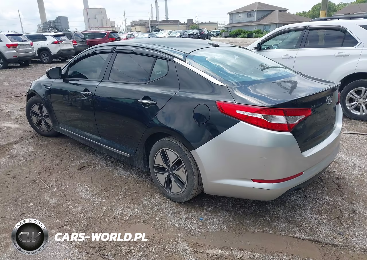 2012 Kia Optima Hybrid Ex VIN:KNAGM4AD8C5011618 - 3