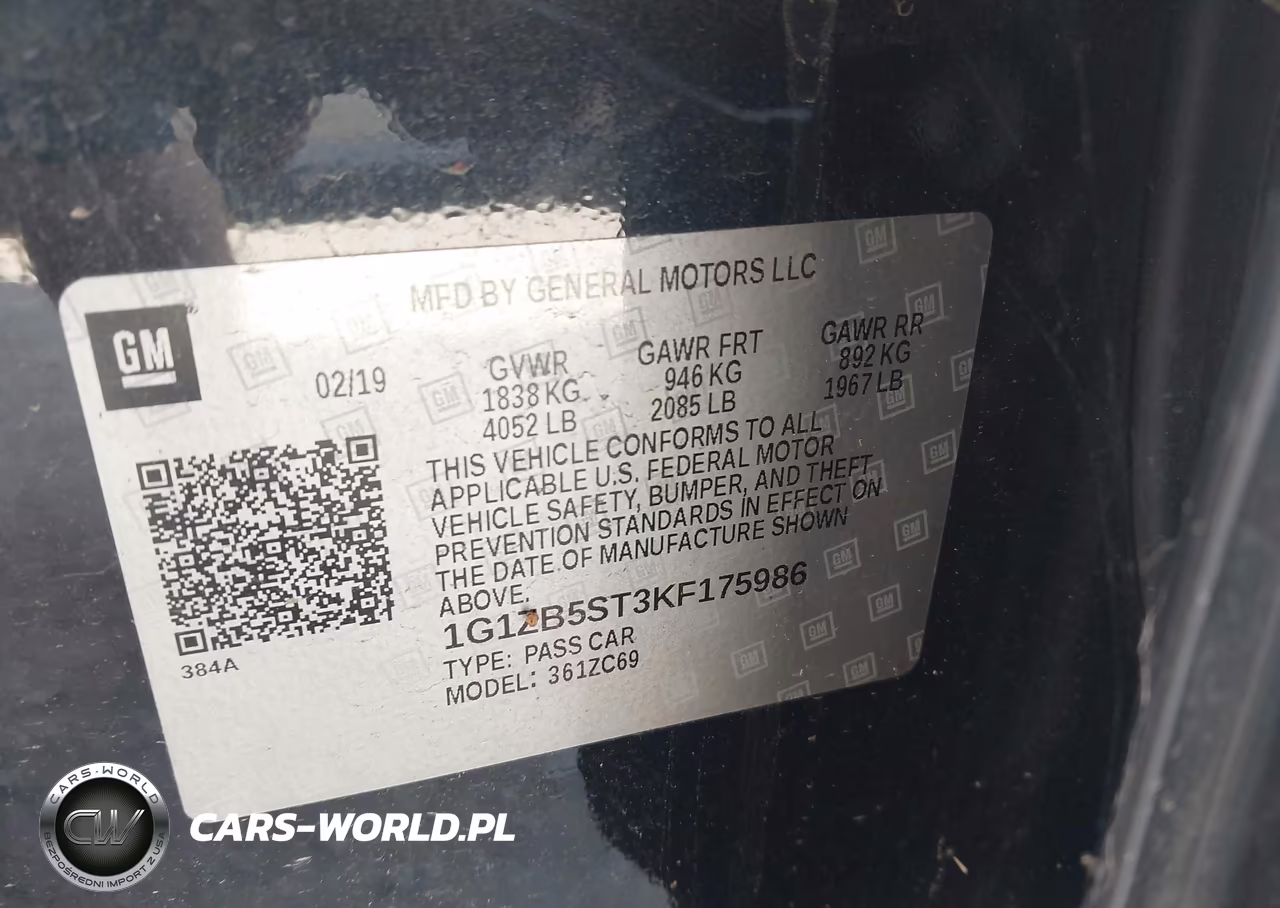 2019 Chevrolet Malibu 1Ls VIN:1G1ZB5ST3KF175986 - 9