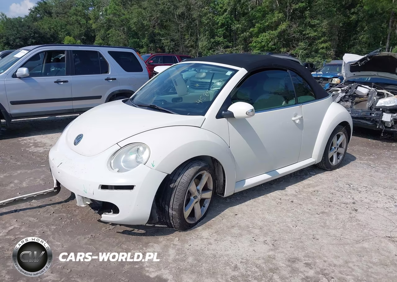 2007 Volkswagen New Beetle Triple White VIN:3VWFF31Y07M419503 - 2