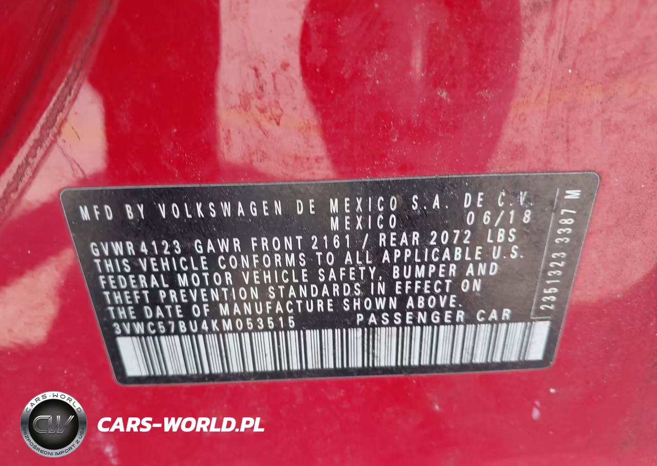 2019 Volkswagen Jetta 1.4T R-Line-1.4T S-1.4T Se VIN:3VWC57BU4KM053515 - 9